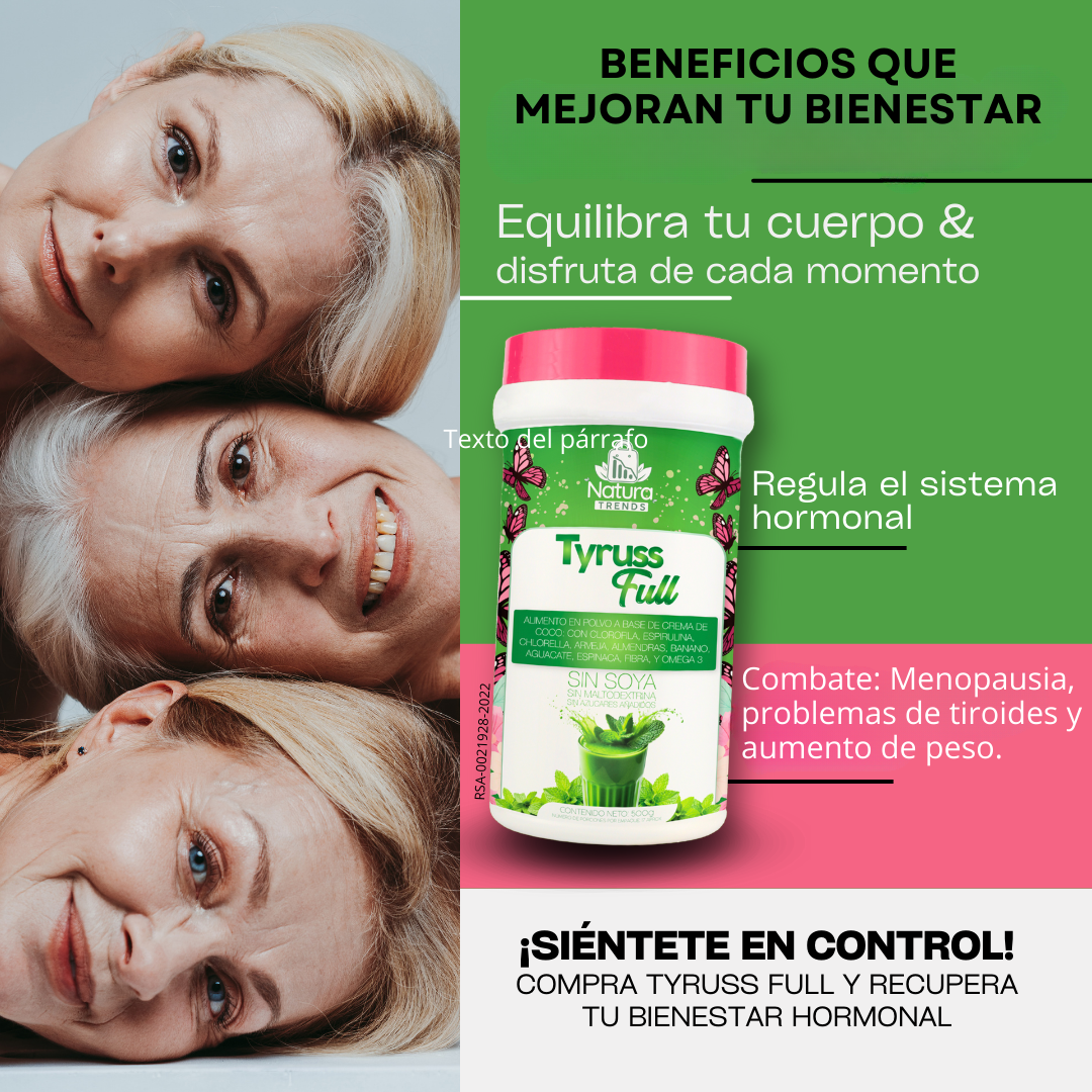 Tyruss Full® - Combate los problemas hormonales